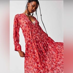 Free People See it Through Maxi Dress
